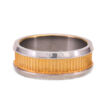 Aranyozott Titánium Karikagyűrű