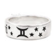Horoszkóp Ezüst Karika Gyűrű – IKREK