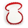 Kép 2/2 - Piros Bársony Gyűrűs Doboz - Kagyló