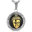 Kép 2/2 - Nemesacél Szerencsehozó Mosolygó Buddha Medál