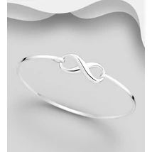 Sterling Ezüst Karperec Végtelen Jellel