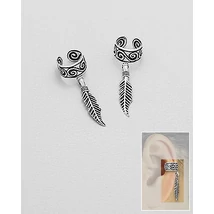 Sterling Ezüst Fülgyűrű Sterling Ezüst Fülgyűrű