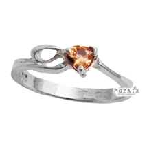 Ezüst Gyűrű Sárga Cirkóniával