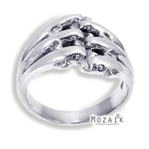 Ezüst Gyűrű Delfinekkel