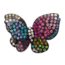 Nagyméretű Pillangó Gyűrű Kristállyal