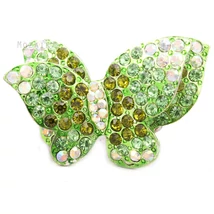 Pillangó Gyűrű Kristállyal