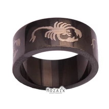 UNISEX Színezett Nemesacél Gyűrű