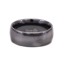 Fekete Kerámia Karikagyűrű