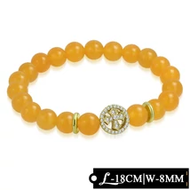 Jáde Köves Gumírozott Karkötő