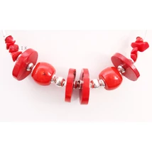 Mexikói Ezüst Nyaklánc Korállal Mexikói Ezüst Nyaklánc Korállal