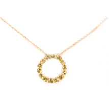 Arany Medál Peridot Drágakővel Arany Medál Peridot Drágakővel