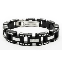 Vastag Karlánc Nemesacél Csattal és Görög Mintával Vastag Karlánc Nemesacél Csattal és Görög Mintával