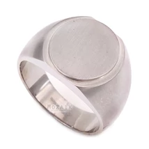 Gravírozható Titánium Férfi Gyűrű