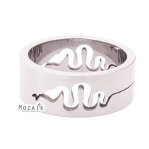 UNISEX Nemesacél Gyűrű