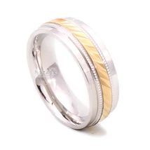 Aranyozott Nemesacél Karika Gyűrű