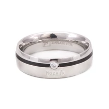 Nemesacél Karikagyűrű Cirkónia Drágakővel Nemesacél Karikagyűrű Cirkónia Drágakővel