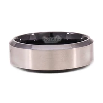 Fekete Titánium Karikagyűrű