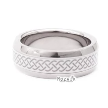 Titánium Karikagyűrű Forgatható Kerámiabetéttel