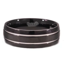 Fekete Titánium Karikagyűrű