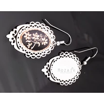 Kézzel Készített Réz Fülbevaló Virágokkal Kézzel Készített Réz Fülbevaló Virágokkal