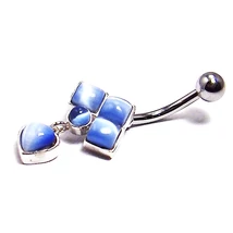 Nemesacél és Ezüst Piercing