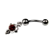 Nemesacél és Ezüst Piercing Cirkóniával Nemesacél és Ezüst Piercing Cirkóniával