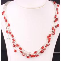 Ezüst Nyaklánc Korállal Ezüst Nyaklánc Korállal