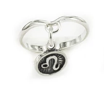 Horoszkóp Ezüst Gyűrű - OROSZLÁN