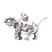 Ezüst Elefánt Fülbevaló