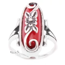 Ezüst Gyűrű Karneol Drágakővel