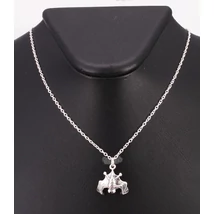 Ezüst Denevér Medál Lánccal