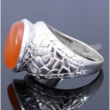 Sterling Ezüst Kaboson Gyűrű