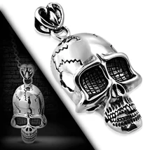 Nemesacél Extrém Koponyás Medál