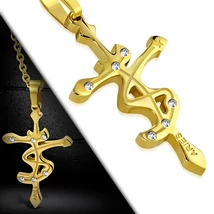 Nemesacél Horoszkóp Medál Aranyszínű Bevonattal - Kos Nemesacél Horoszkóp Medál Aranyszínű Bevonattal - Kos