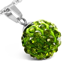 Nemesacél és Agyag Shamballa Medál Cirkóniával Nemesacél és Agyag Shamballa Medál Cirkóniával