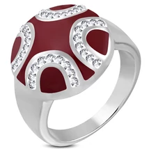 Nemesacél Divatgyűrű Cirkónia kövekkel Nemesacél Divatgyűrű Cirkónia kövekkel