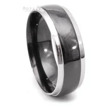 Fekete Titánium Karikagyűrű