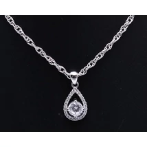 Sterling Ezüst Medál Cirkóniával