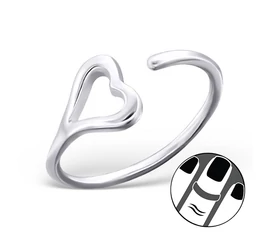 Ezüst midi gyűrűk