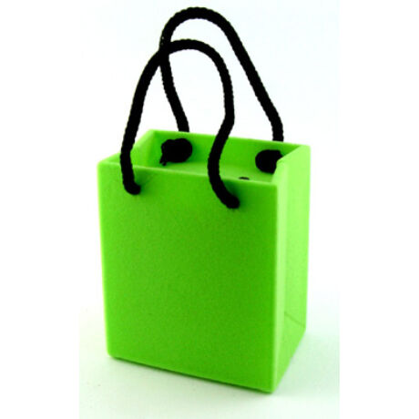 Gyűrűs doboz - Kis zöld táska