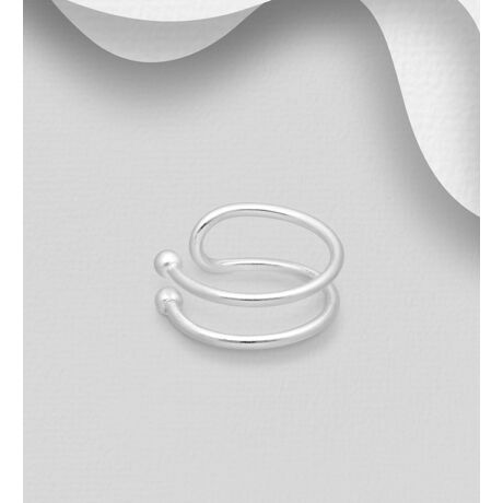 Sterling Ezüst Fülgyűrű