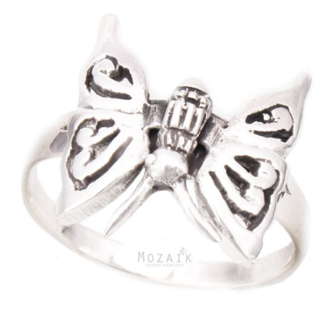 Ezüst Pillangós Gyűrű