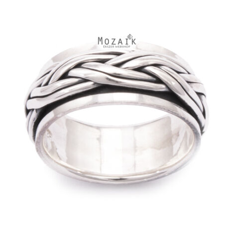 Ezüst Forgatható Karikagyűrű