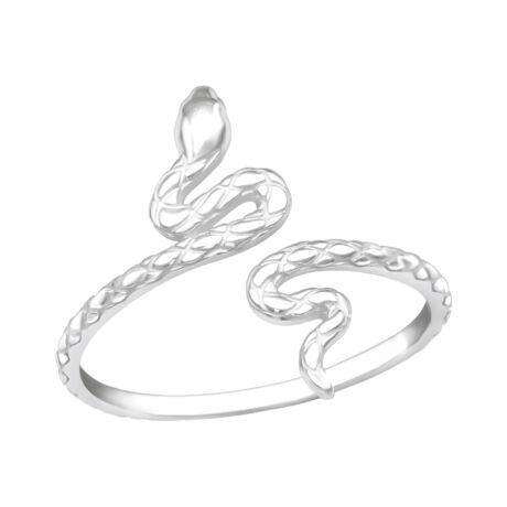 Sterling Ezüst Gyűrű Kígyóval