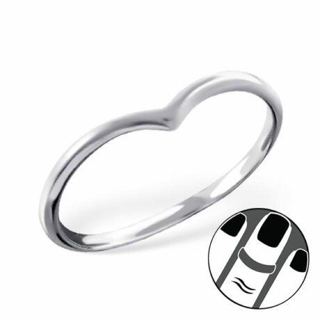 Sterling Ezüst Midi Gyűrű