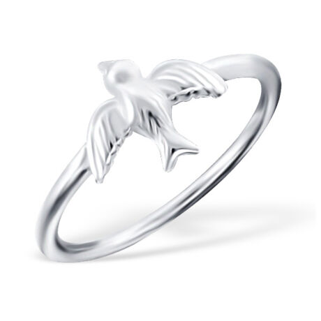 Sterling Ezüst Gyűrű Galambbal