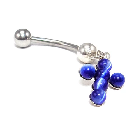 Nemesacél és Ezüst Piercing