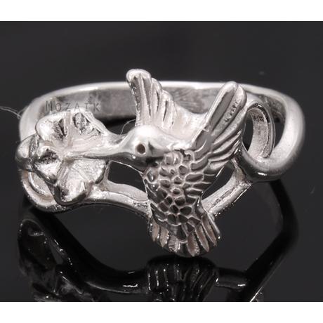 Ezüst Kolibris Gyűrű