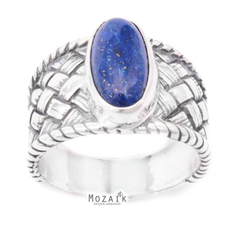 Ezüst Gyűrű Lapis Lazuli Drágakővel