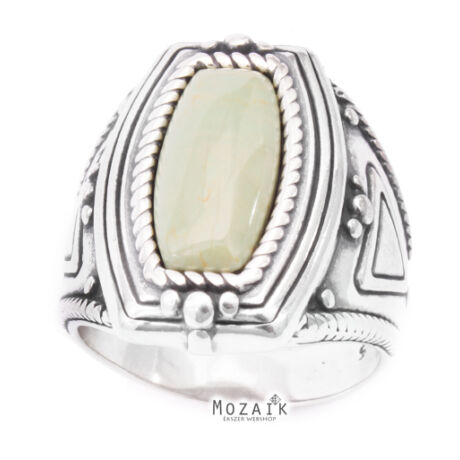 Ezüst Gyűrű Türkiz Drágakővel